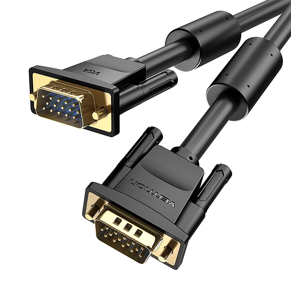 Vention VGA Cable 3+6 VGA Male to Male Cable with HD 1080P - 1m
