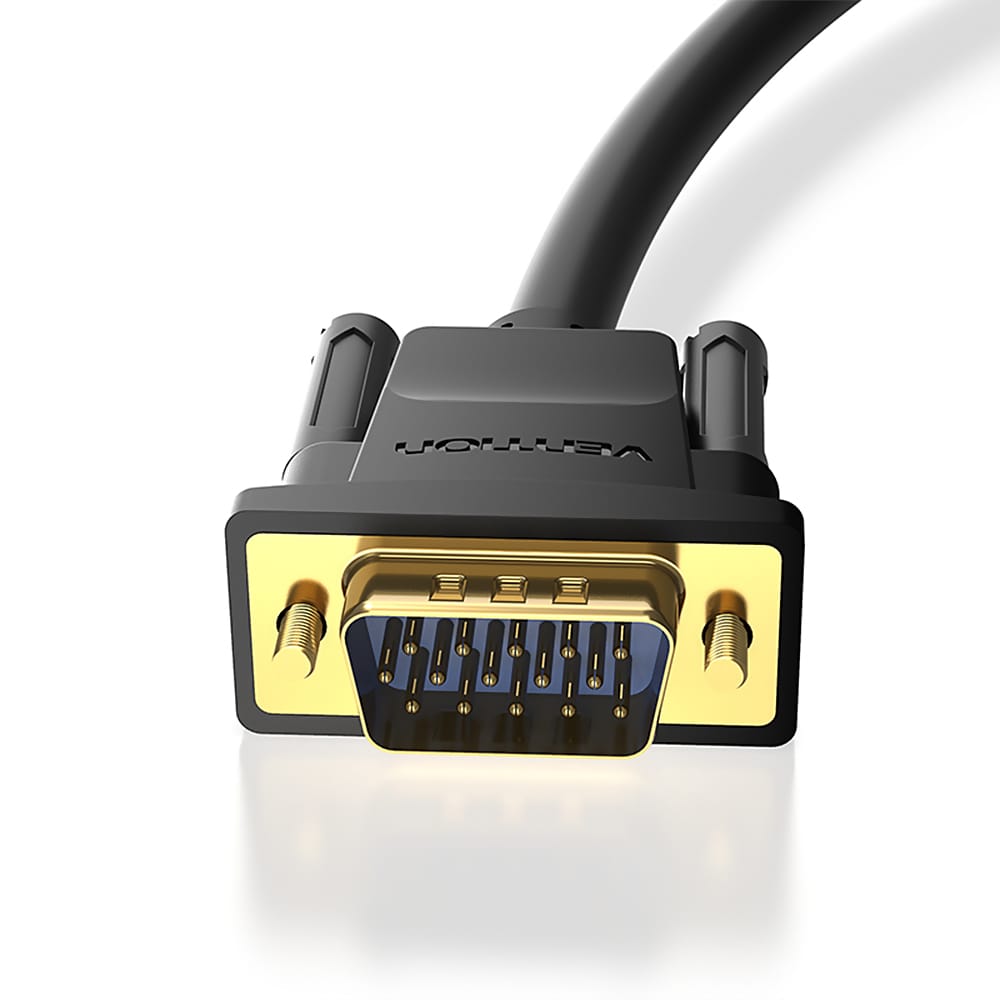 Vention VGA Cable 3+6 VGA Male to Male Cable with HD 1080P - 1m