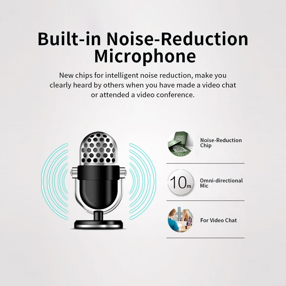 PC Webcam 480P Full HD Web Cam USB Laptop Desktop