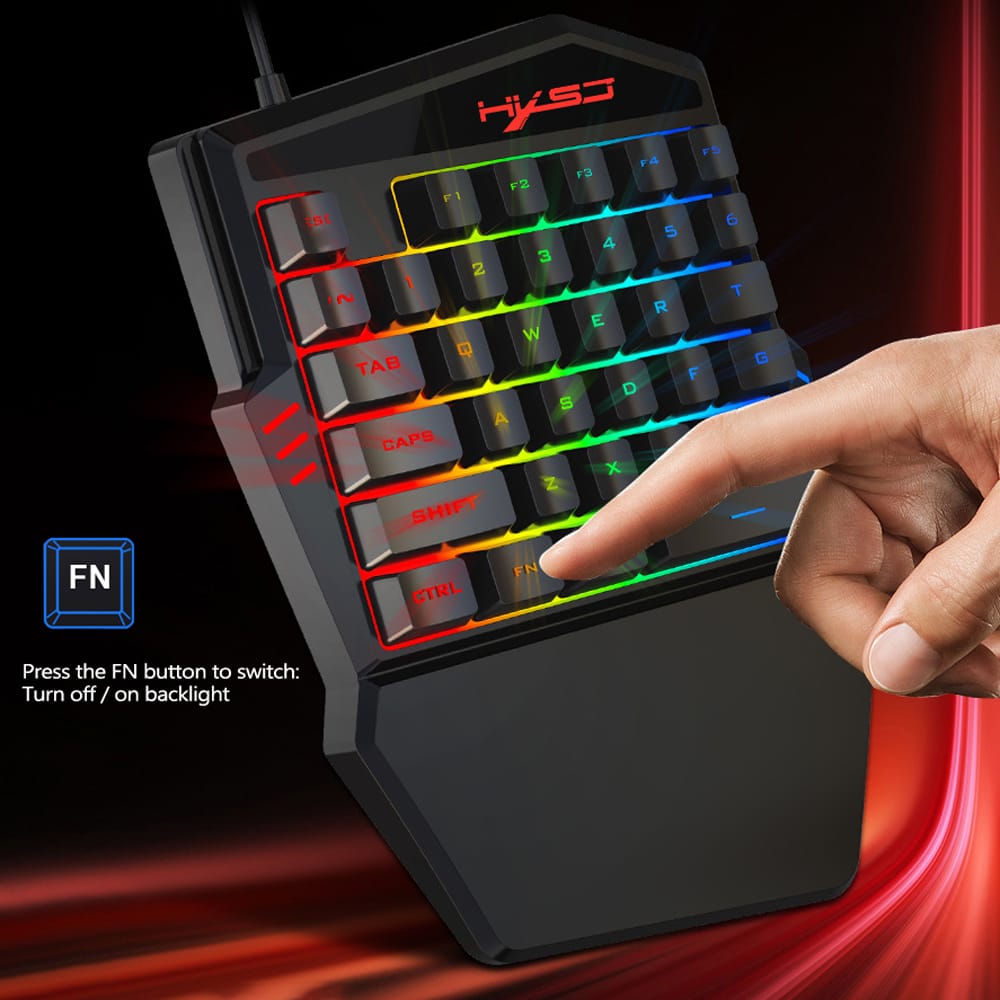35 Buttons Gaming Keyboard Mechanical Keyboard and Mouse Kit