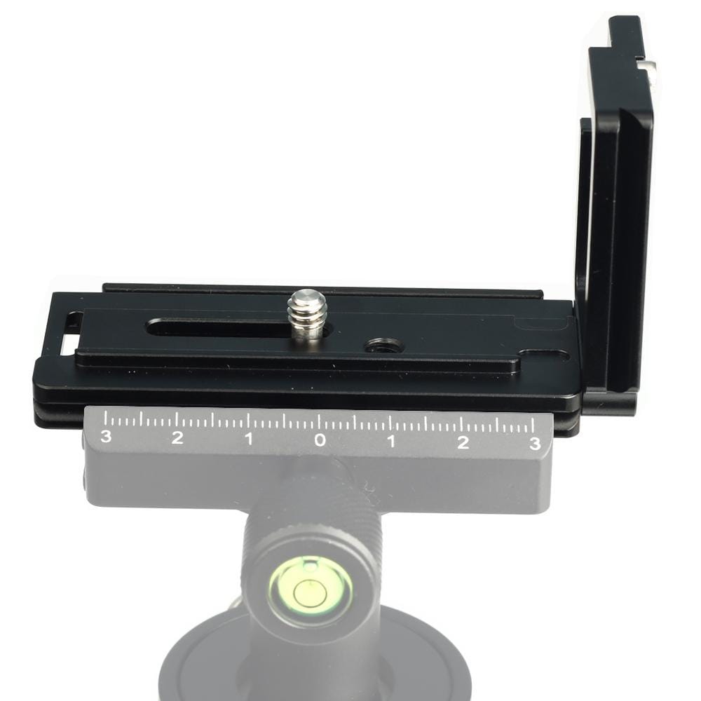 1/4 inch Vertical Shoot Quick Release L Plate Bracket Base Holder for Sony A6300 (Black)