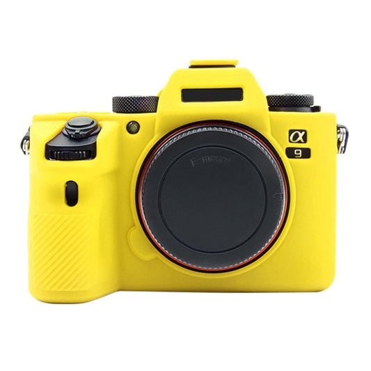 PULUZ Soft Silicone Protective Case for Sony A9  / A7 III/ A7R  III (Yellow)