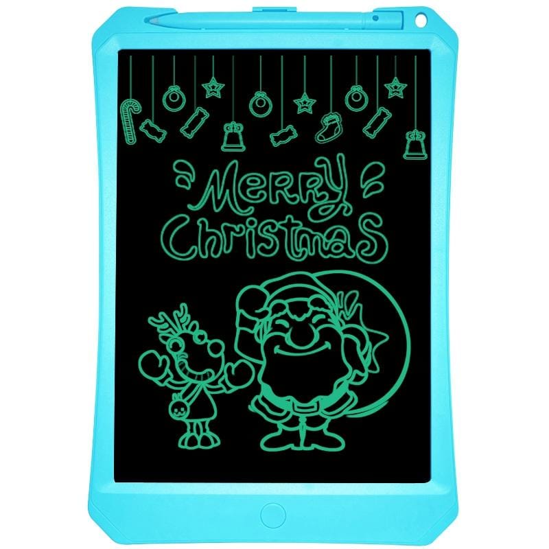 11 inch LCD Monochrome Screen Rough handwriting Writing Tablet High Brightness Handwriting Drawing Sketching Graffiti Scribble Doodle Board for Home Office Writing Drawing (Blue)