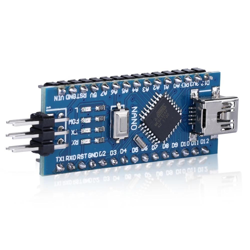 LandaTianrui LDTR-RM00 Mini USB Nano 3.0 Atmega328P Development Board Parts for Arduino (Blue)