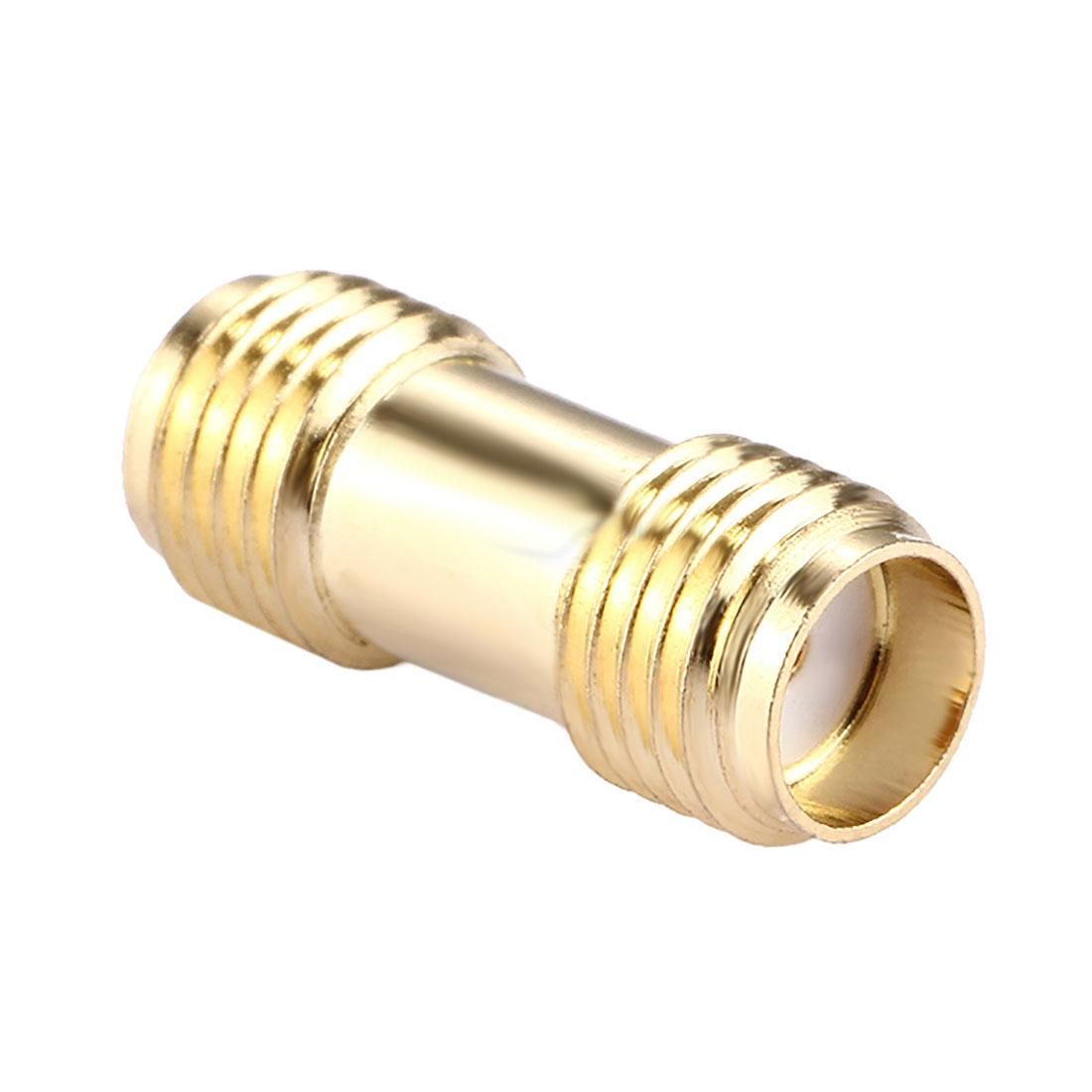SMA Female to SMA Female Connector Adapter (Gold)