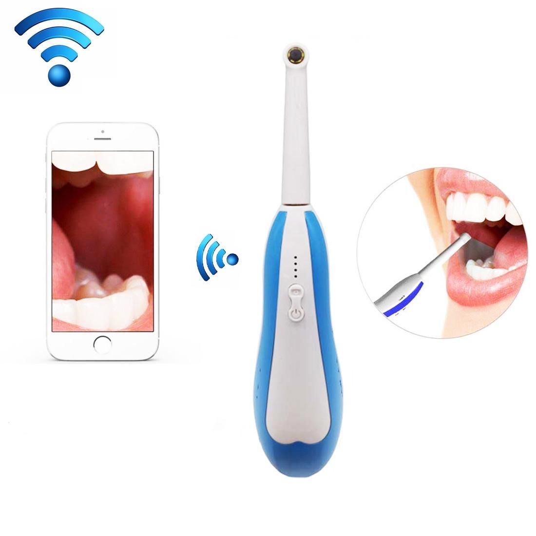 1.3MP HD USB Charging IP67 Waterproof WiFi Oral Dental Intraoral Camera Endoscope Borescope with 6 LEDs for Android & iOS Phones & Tablet & Windows System, Support 4 Users At The Same Time, Wireless Distance: 10m