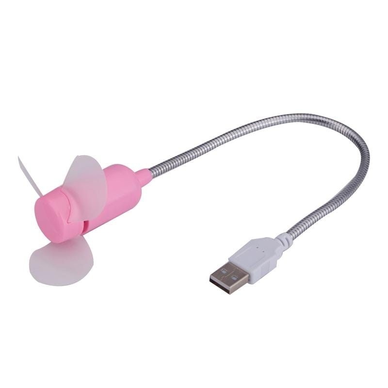 Portable USB Powered 3-Blade Mini Fan, Length: 35cm (White)