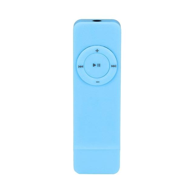 Fashionable Portable Long Sport Lossless Sound Music Media MP3 Player, Support Micro TF Card, Host Only, Memory Capacity:8GB (Blue)