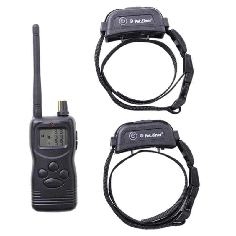 1 for 2 1000m Dog Training System with Rechargeable and Waterproof Receiver Collar (Style3)