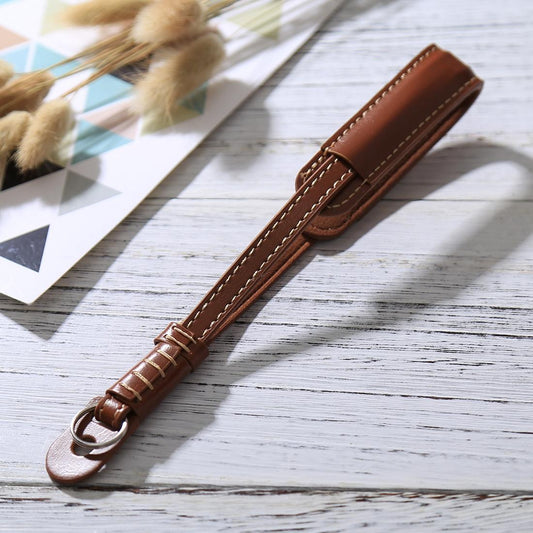 Wrist Strap Grip PU Leather Hand Strap for SLR / DSLR Cameras (Brown)