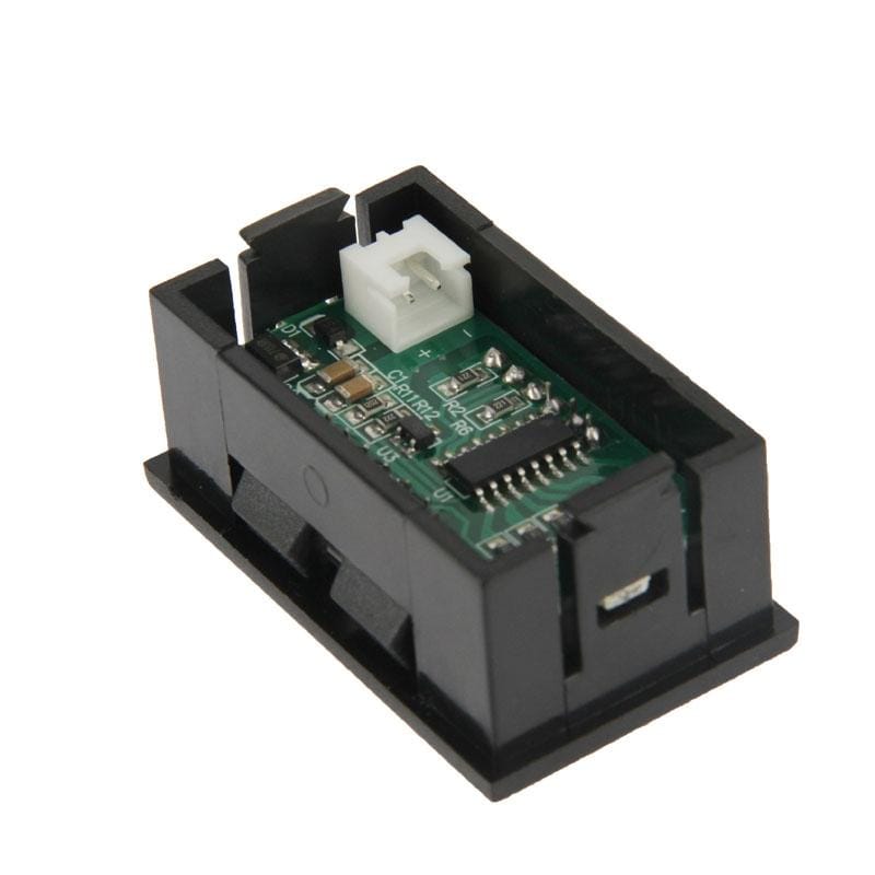 V27D-T1 3.2V-30V LED Digital Display Voltmeter (Black)