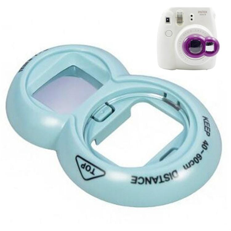 2PCS Selfie Mirror for Polaroid Mini7s / Mini8 (Blue)