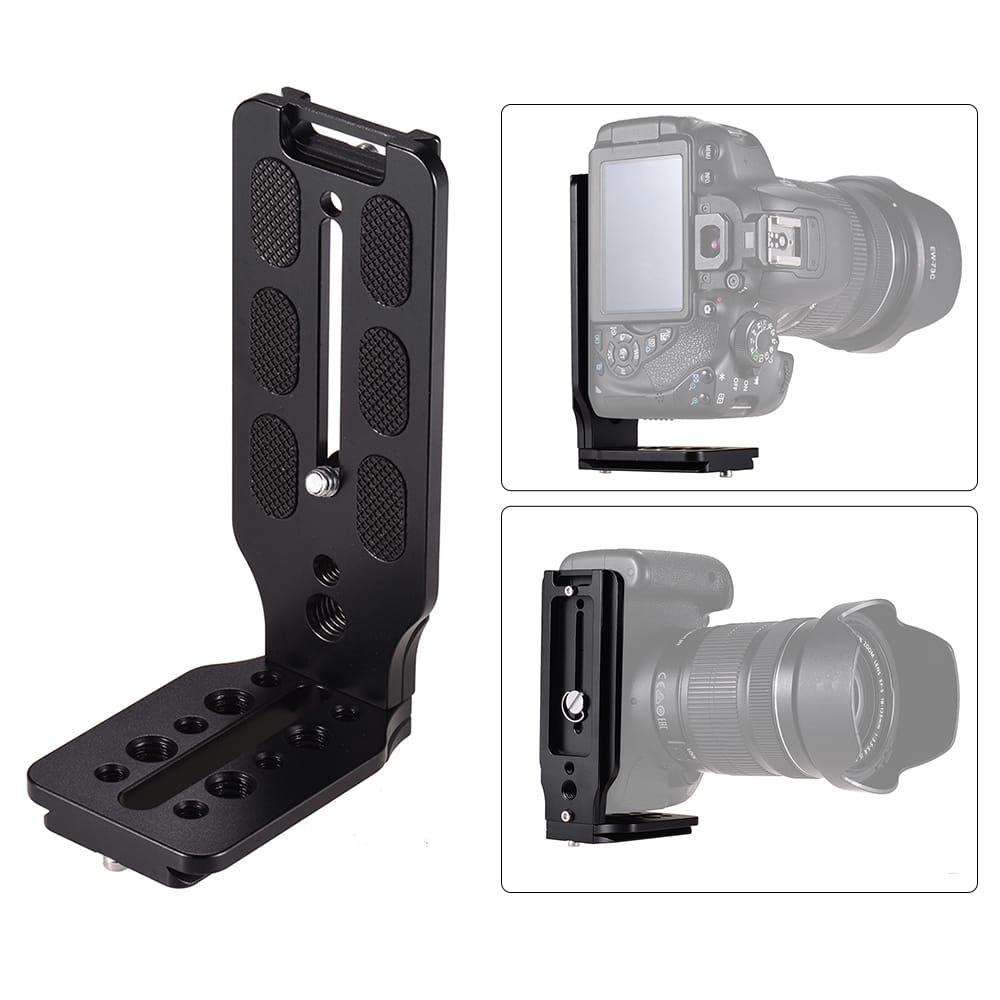 L Shape QR Quick Release Plate Vertical Shooting Bracket
