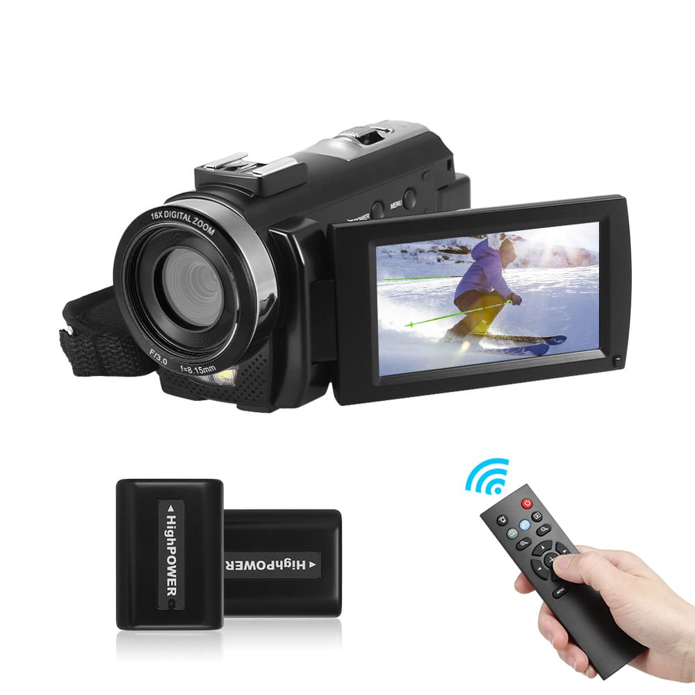 Andoer HDV-201LM 1080P FHD Digital Video Camera Camcorder DV - Bundle 3