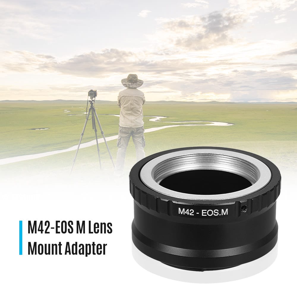 M42-EOS M Lens Mount Adapter Ring for M42 Lens to Canon EOS