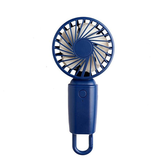 Portable Mini USB Rechargeable Silent Handheld Fan (Blue)