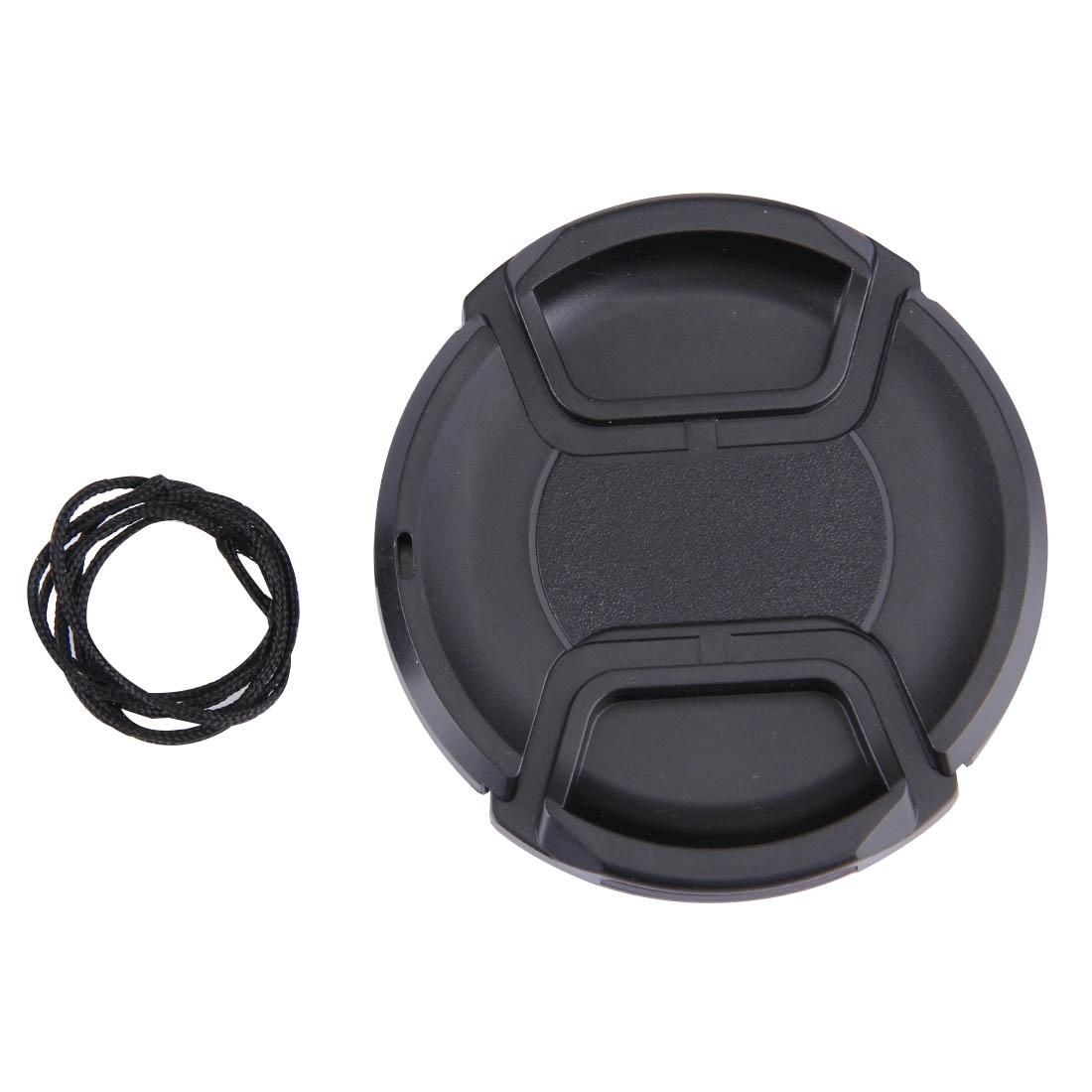 67mm Center Pinch Camera Lens Cap (Black)