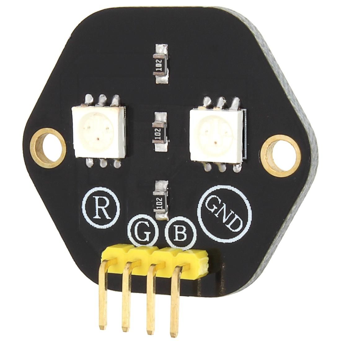 LandaTianrui LDTR-RM011 2 Bit RGB Breathing Lamp Module for Arduino / Micro: Bit (Black)