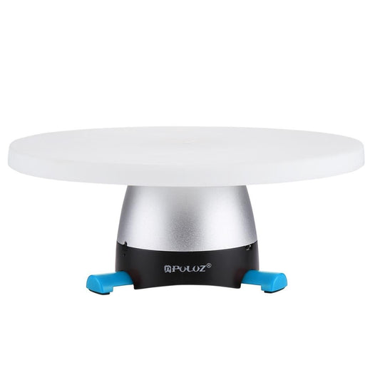 PULUZ Electronic 360 Degree Rotation Panoramic Tripod Head + Round Tray with Control Remote for Smartphones, GoPro, DSLR Cameras (Blue)