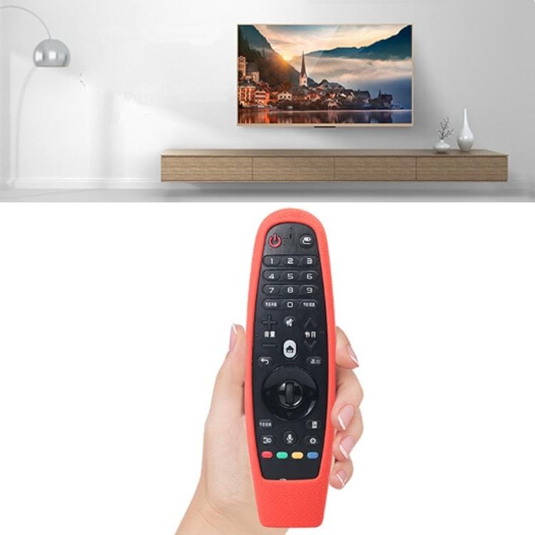 Suitable for LG Smart TV Remote Control Protective Case AN-MR600 AN-MR650a Dynamic Remote Control Silicone Case (Fluorescent Green)