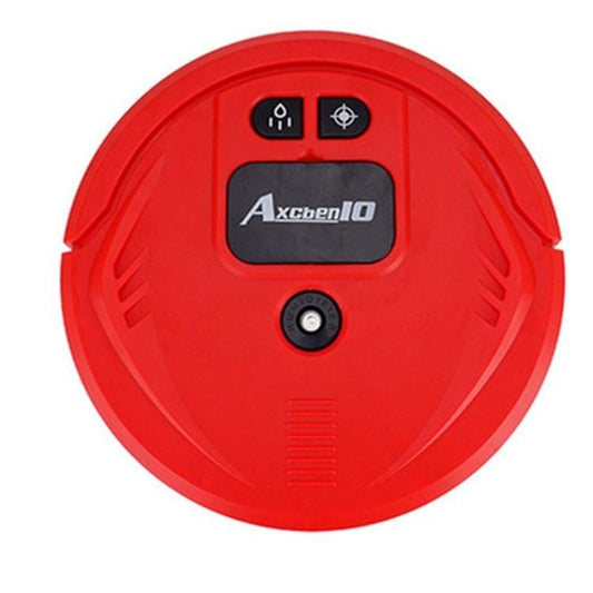 Two-in-one Mobile Vacuum Cleaner + Humidifier USB Electronic Charging Humidification Sweeper, Style:Lithium Battery (Red)