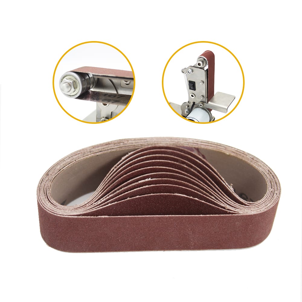10pcs 30x330mm Abrasive Sanding Belts 240 Grit Sanding - 240