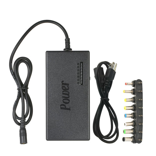 96W Universal Laptop Power Charger Adapter 8Pcs 12V to 24V - US Plug