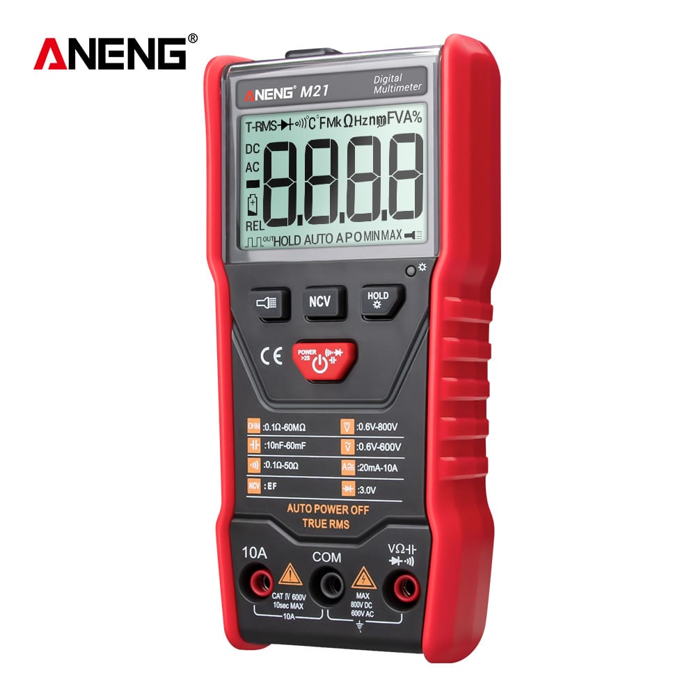 ANENG M21 Digital Auto Multimeter Meter with Backlight 6000