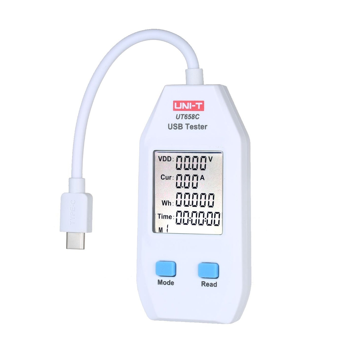USB Power Meter LCD USB Tester Detector Voltmeter Ammeter - Type C