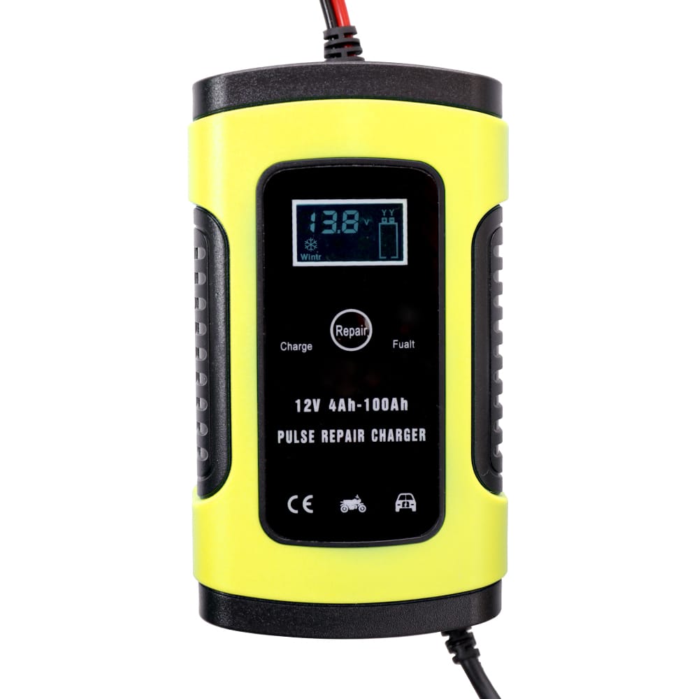 12V 6A Full Automatic Car Battery Charger Intelligent Fast - EU Plug