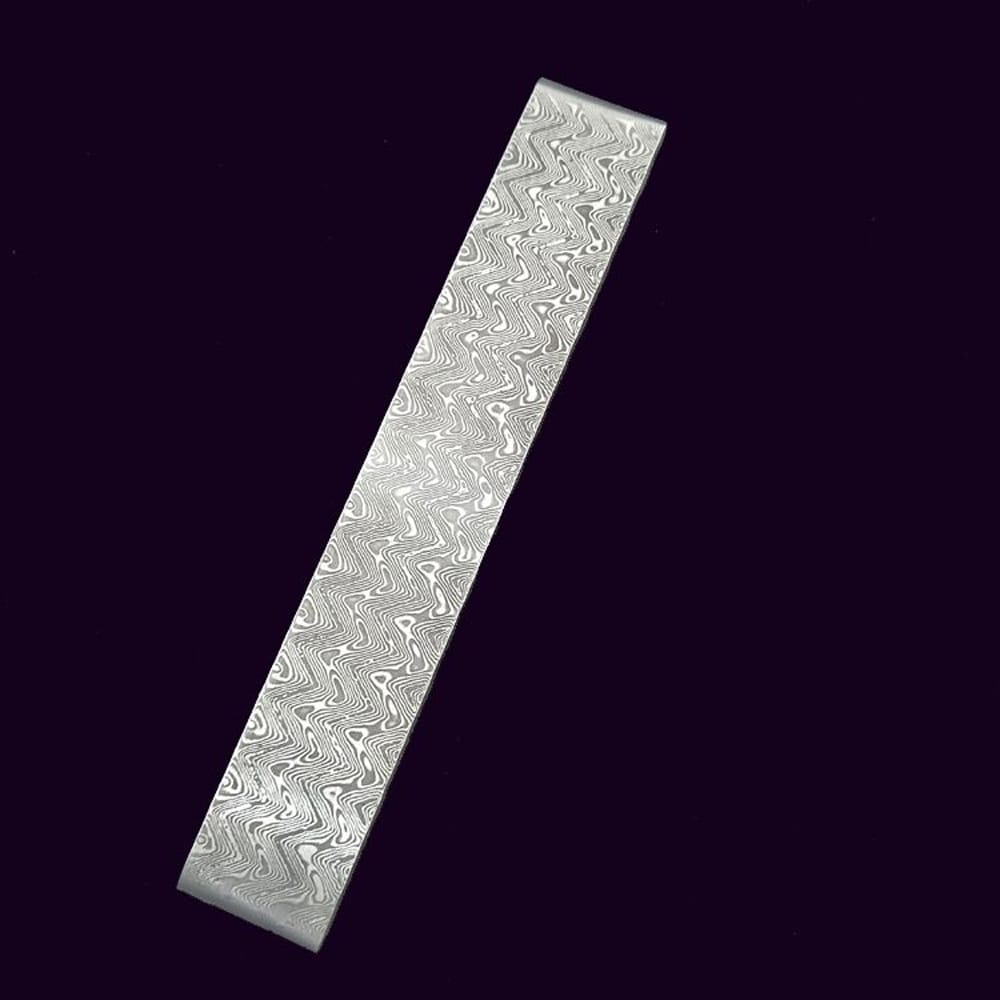 Damascus Steel DIY Cutter Making Materials Pattern Steel Bar - 6
