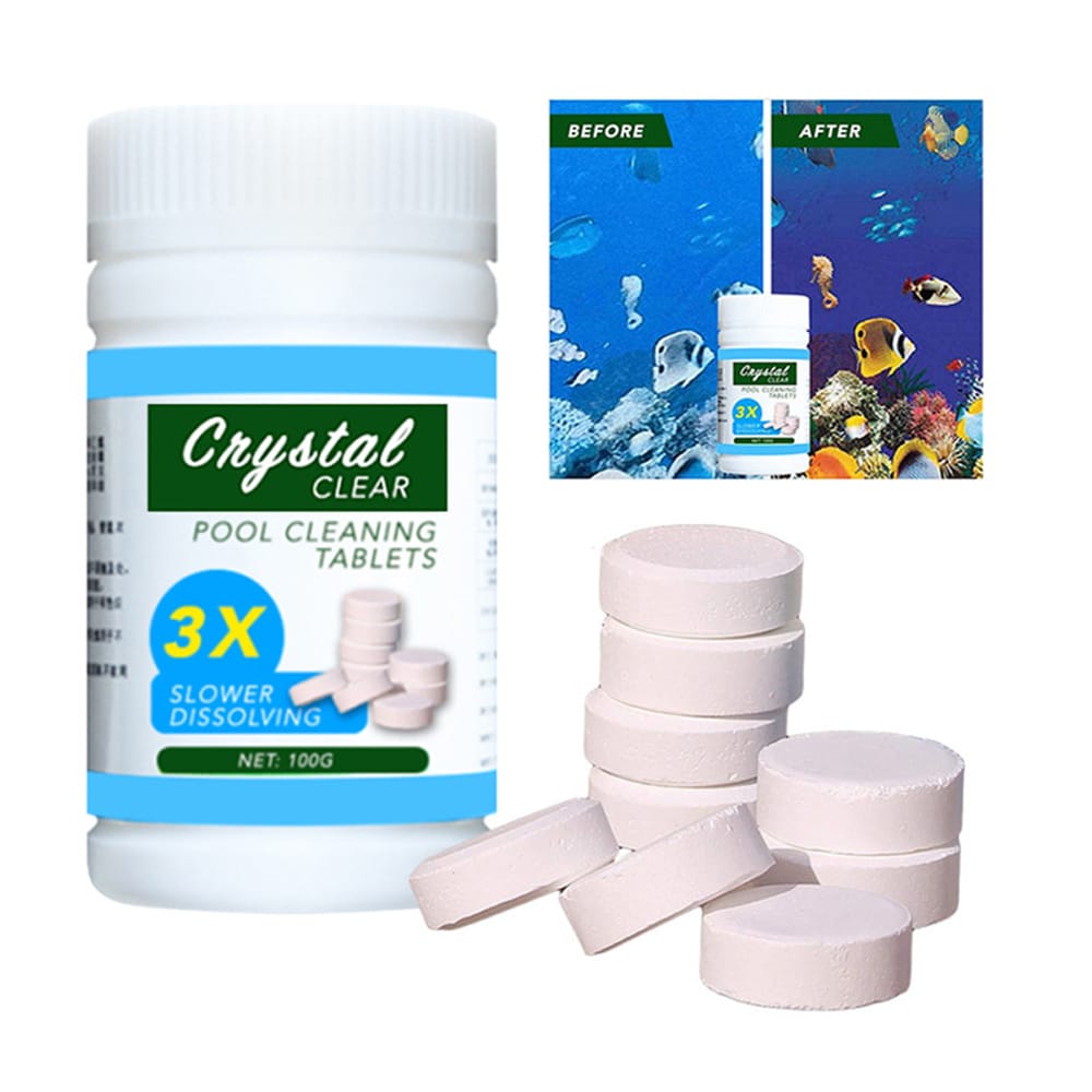 Pool Cleaning Float With 100pcs Purifier Tablets Swimming