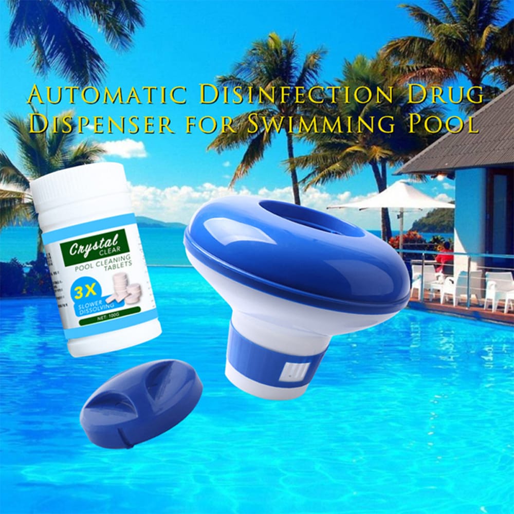 Pool Cleaning Float With 100pcs Purifier Tablets Swimming
