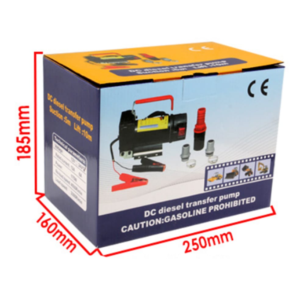 Portable 12V Electric Fuel Transfer Pump Kerosene Automatic
