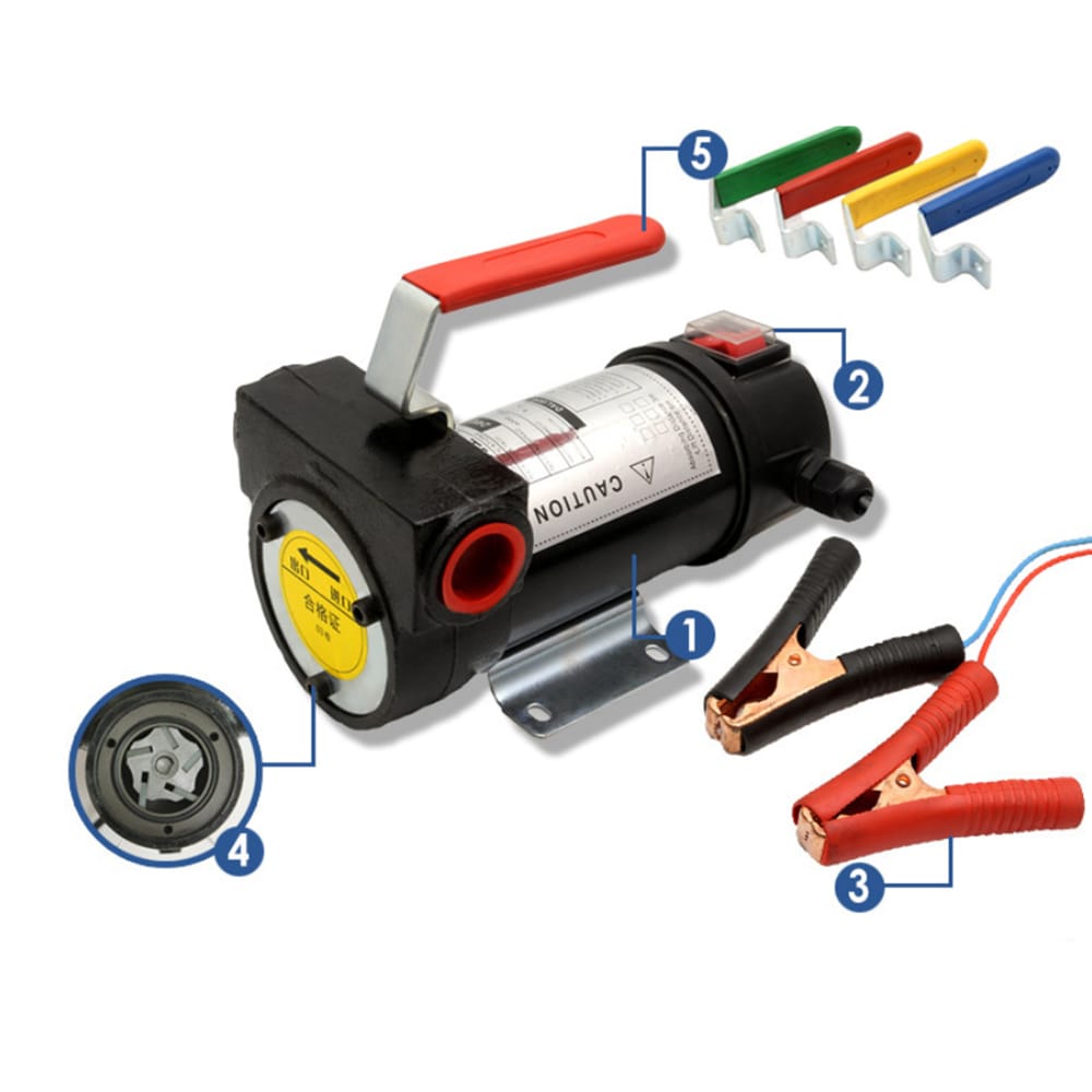 Portable 12V Electric Fuel Transfer Pump Kerosene Automatic