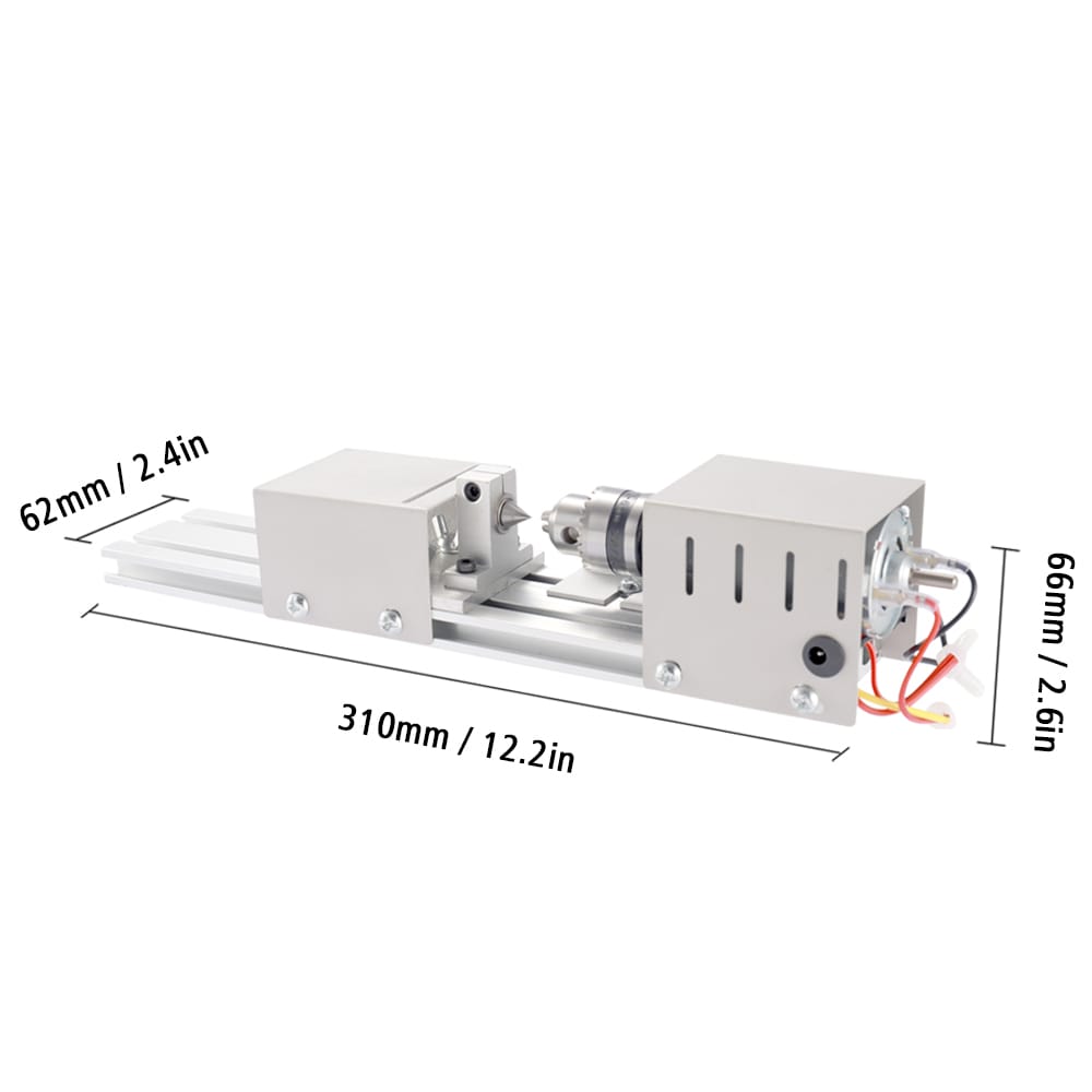 Beads Grinding and Polishing Machine Mini Lathe DIY - EU Plug