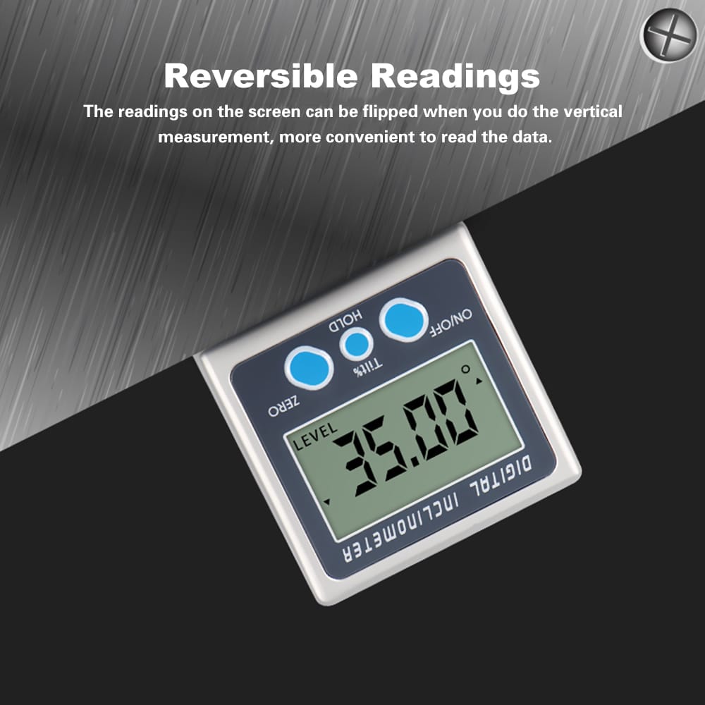 Multi-functional Digital Inclinometer Zinc Alloy Shell 360� - Type 2