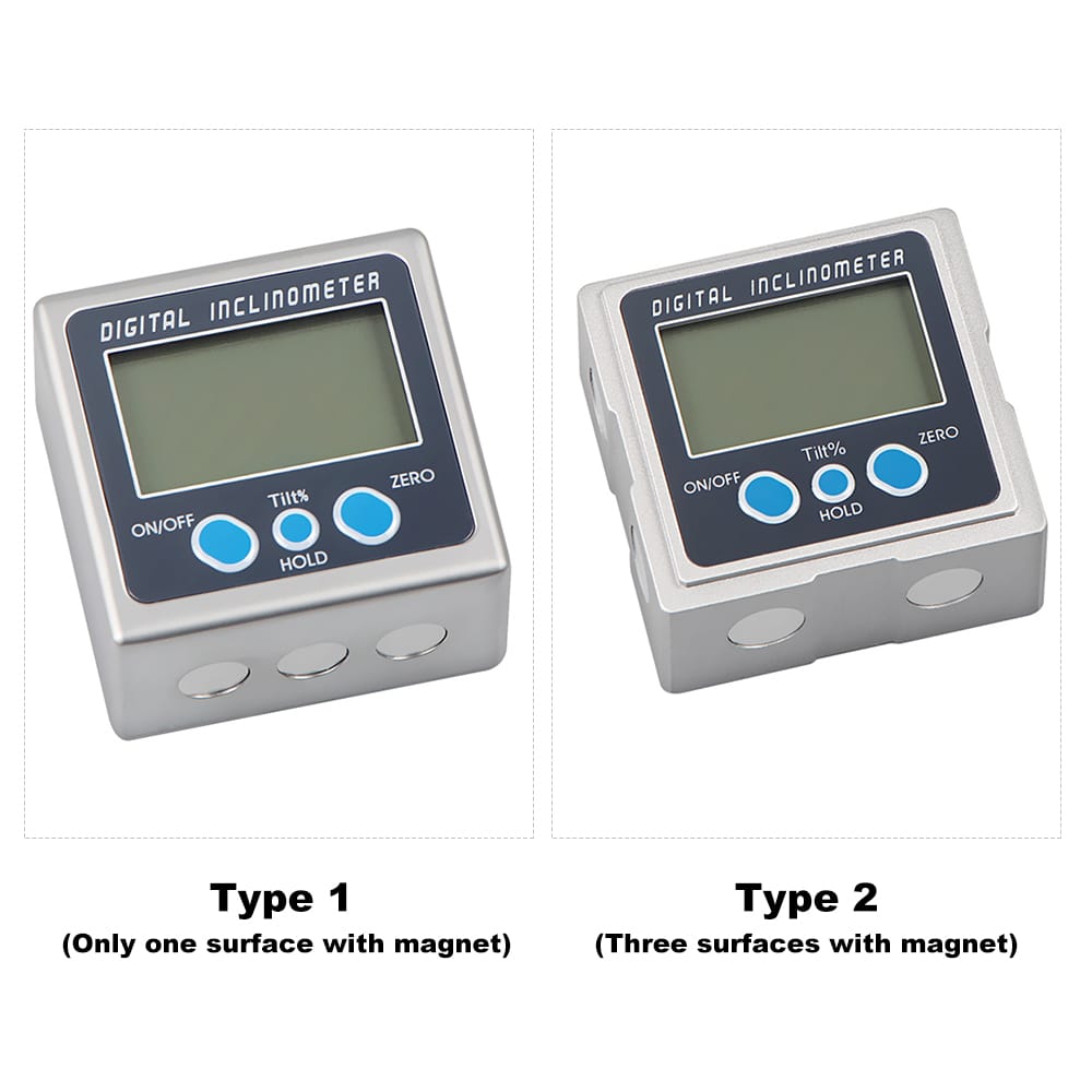 Multi-functional Digital Inclinometer Zinc Alloy Shell 360� - Type 2