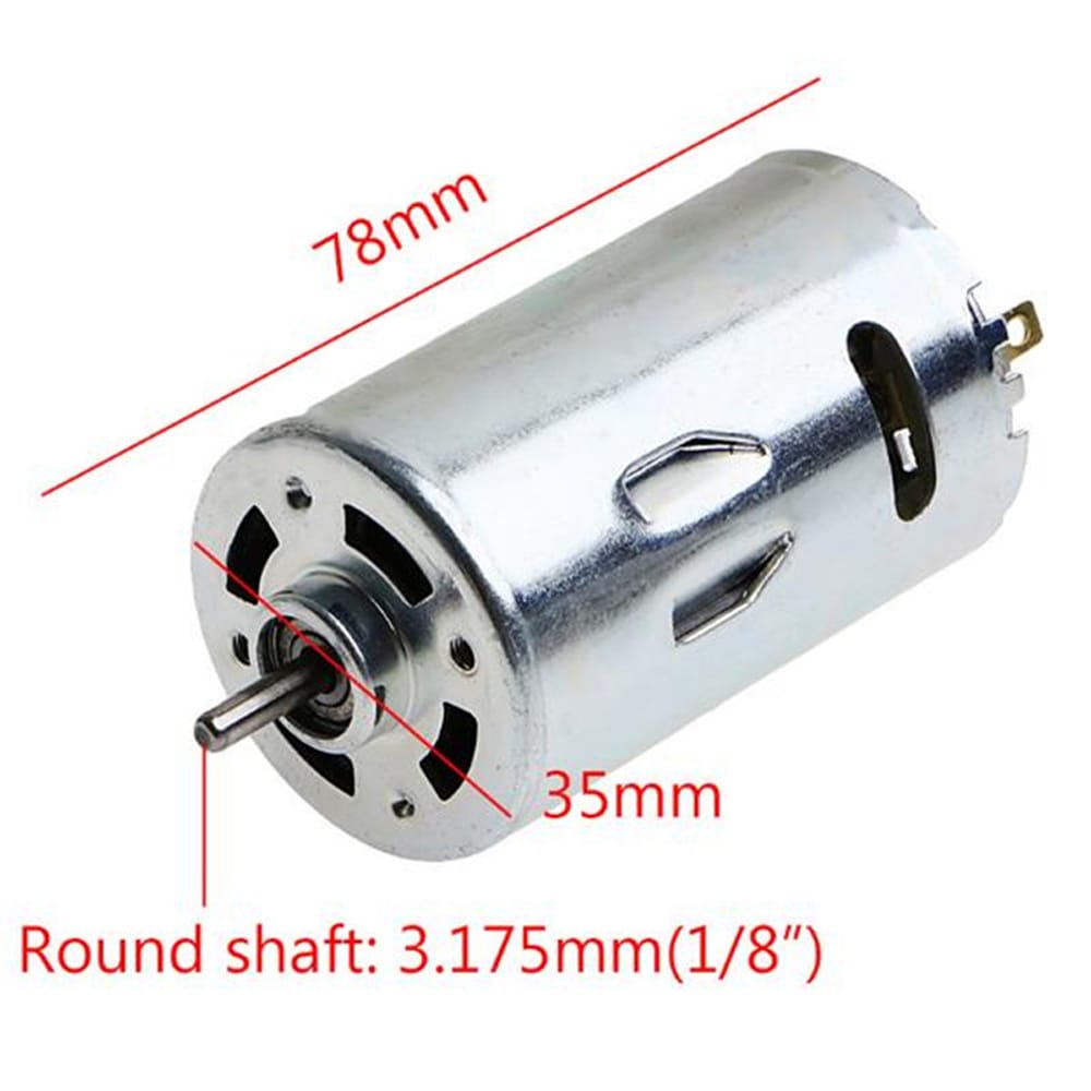 DC 12V-36V Lathe Press 555 Motor with Miniature Hand Drill - 2