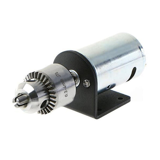 DC 12V-36V Lathe Press 555 Motor with Miniature Hand Drill - 2