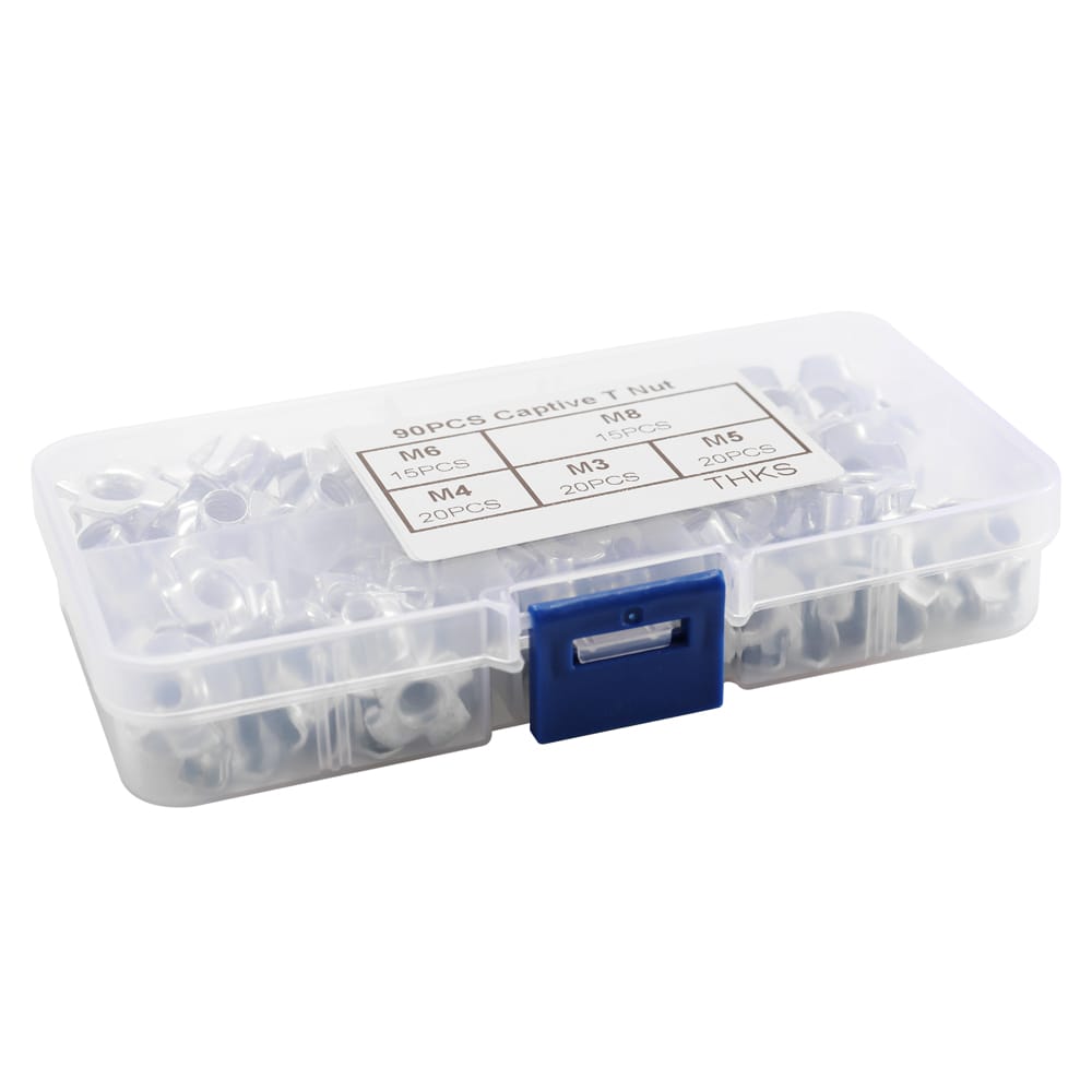 Multifunctional 90PCS Captive T Nut Socket Screws Kits