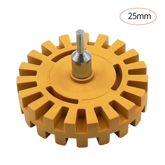 4 inch Pneumatic Rubber Remover Wheel Car Decal and Sticker - 25mm