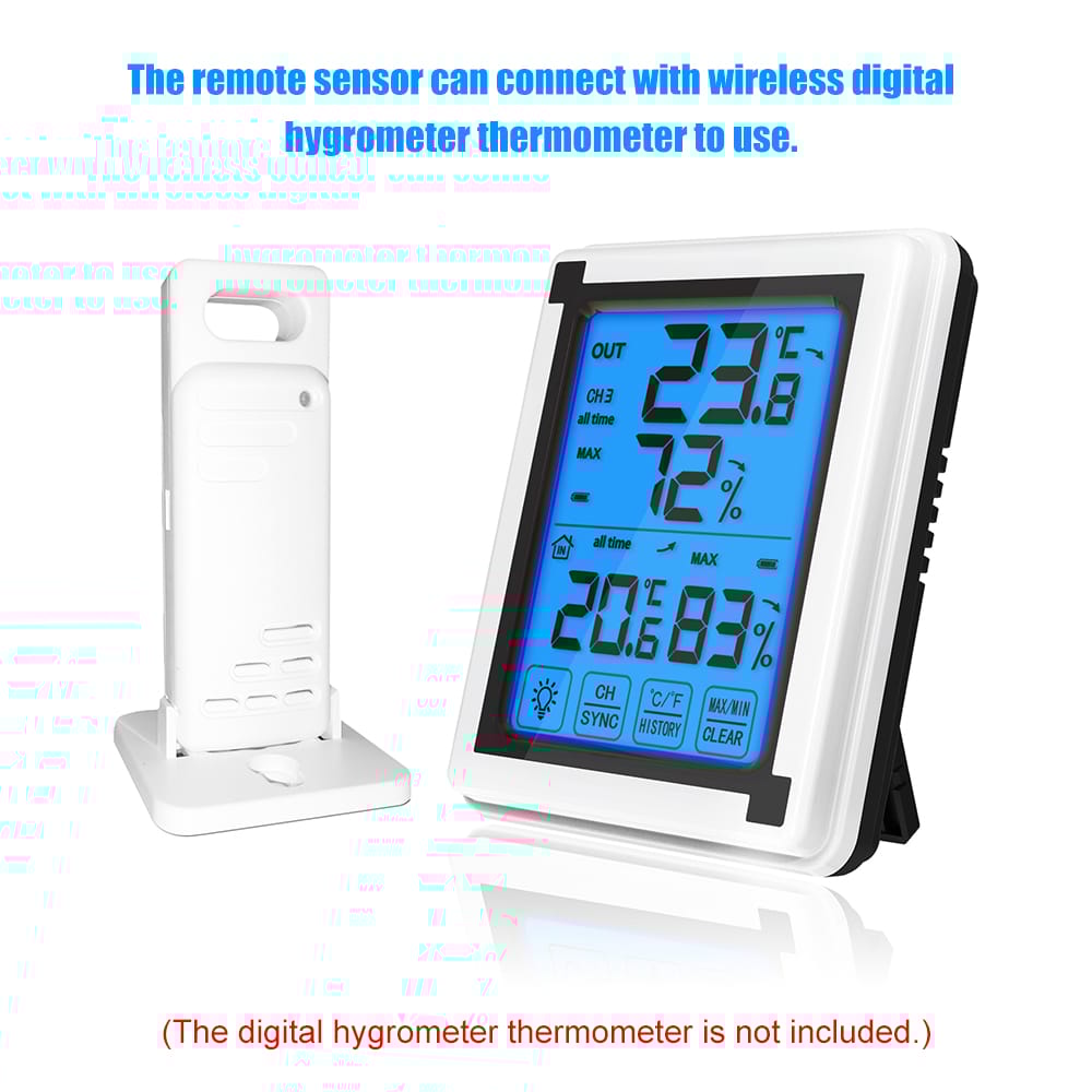Outdoor Temperature Sensor Wire-less Silent Remote Sensor