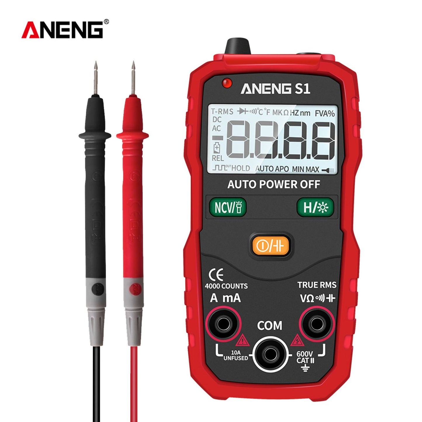 ANENG Digital Multimeter Portable Multimeter 4000 Counts