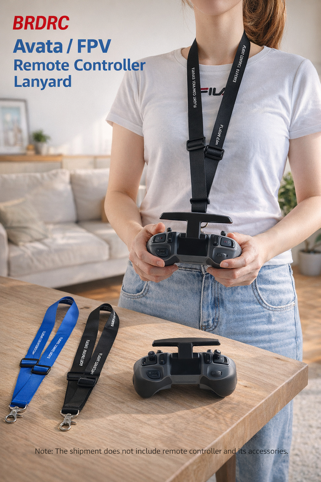 Max2473 Anti-lost Safety Strap Lanyard for FPV Combo Remote Control - Black