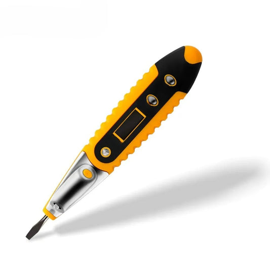 Aneng VD700 Digital Display Multi-functional Safety Induction Electro-technical Pen with LED Lighting - Yellow