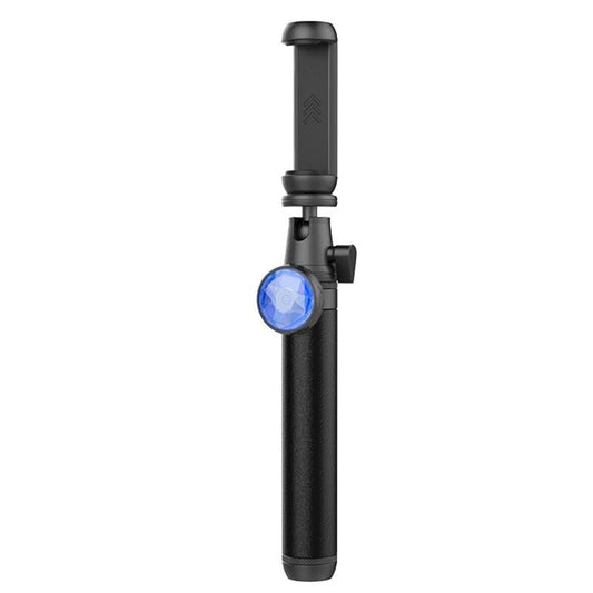 CYKE BR22 Wireless Bluetooth Selfie Stick with Mirror & Tripod & Rhinestone Remote Control (Black)
