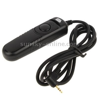 Pixel RC-201/E3 Remote Switch Shutter Release Cord for Canon:PowerShot G12,G11,G10,G1X, EOS 1100D,1000D,600D,550D,500D,450D,400D,350D,300D,60D Series / Pentax K200,K100,K20,K10,K-7,K-5 (Black)