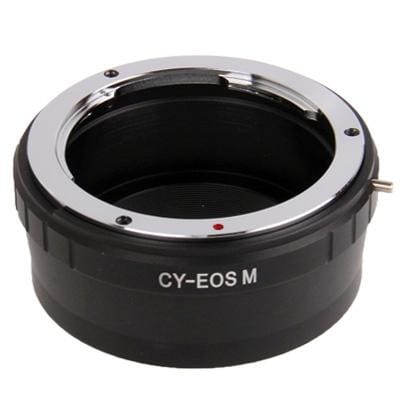 CY Lens to EOS M Lens Mount Stepping Ring (Black)