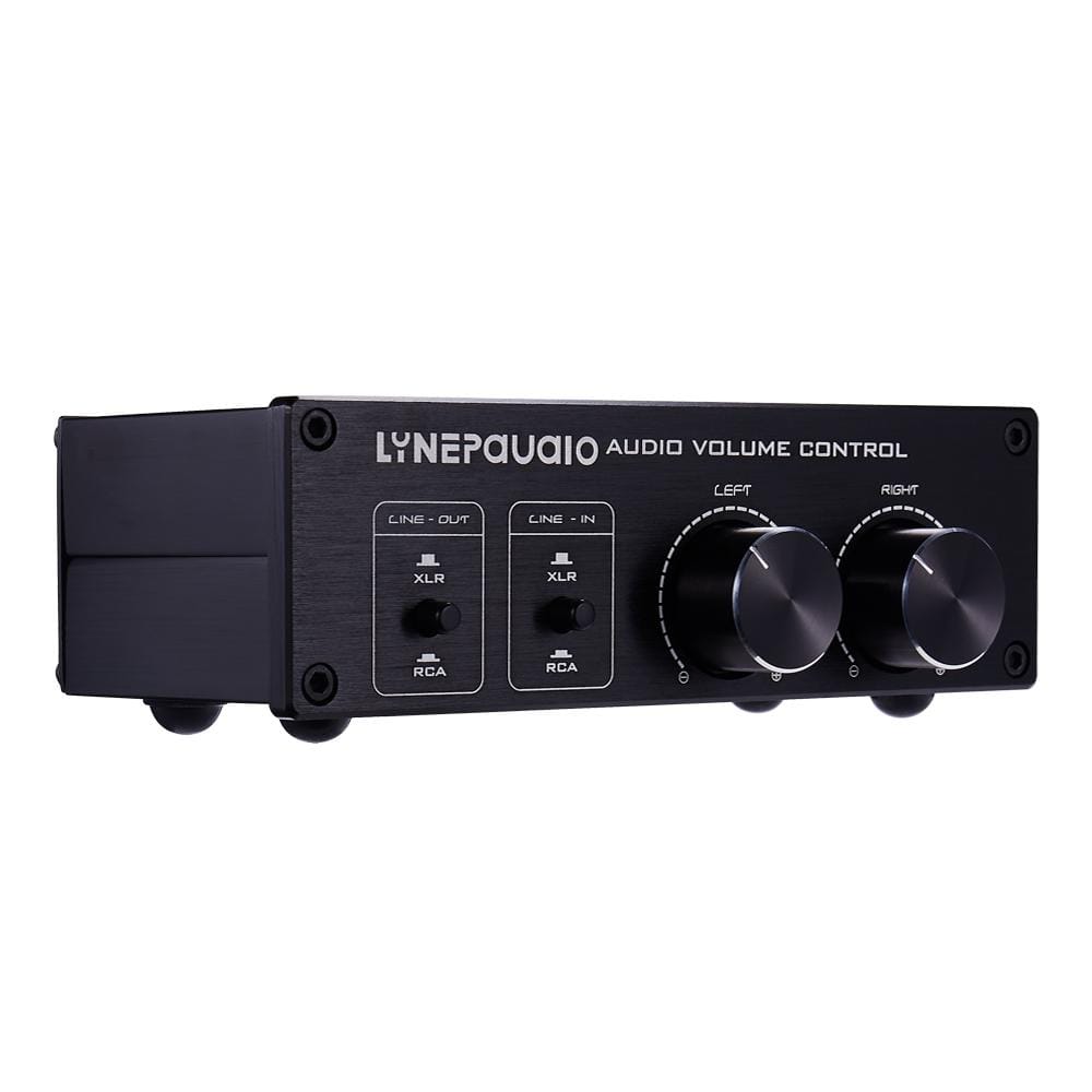 2 In and 2 Out Switcher Volume Controller, RCA signal switches to XLR balanced signal and no need for power supply